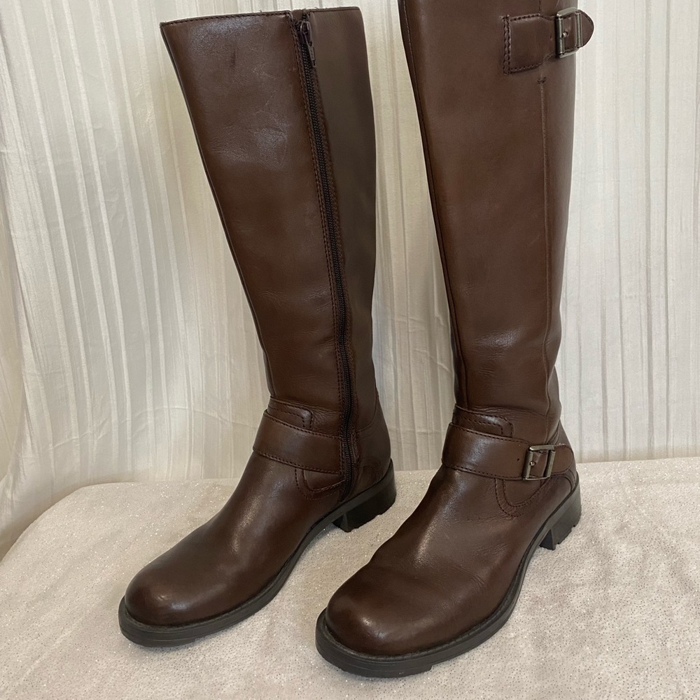 Women's Brown Leather Canyon Boots